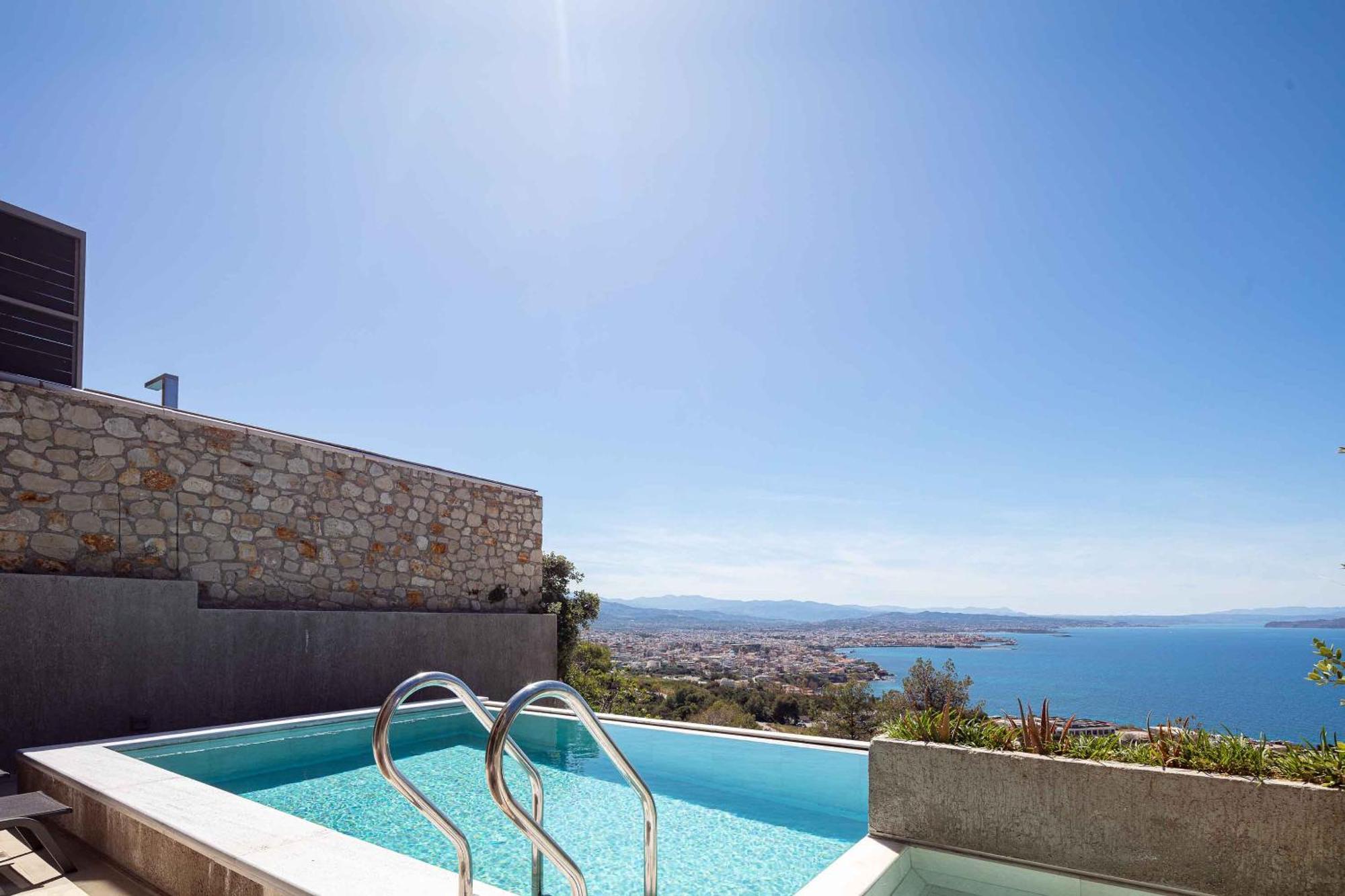 Omnia Luxury Villas - "Heated" Pools & Breathtaking Seaviews! Chania  Exterior photo